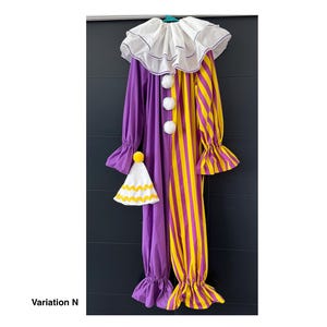 Handgefertigtes Baggy-Clown-Kostüm: Baby- bis Erwachsenengrößen, einschließlich der Übergrößen 3XL, 4XL, 5XL Bild 7