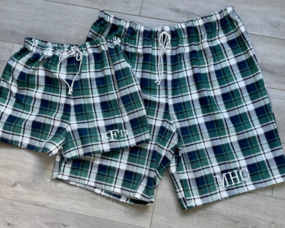 Handmade Family Flannel Pajamas All Sizes Tartan Plaid Personalized Matching Shorts Christmas Group Gift Set Big Tall Plus Sizes Etsy Canada