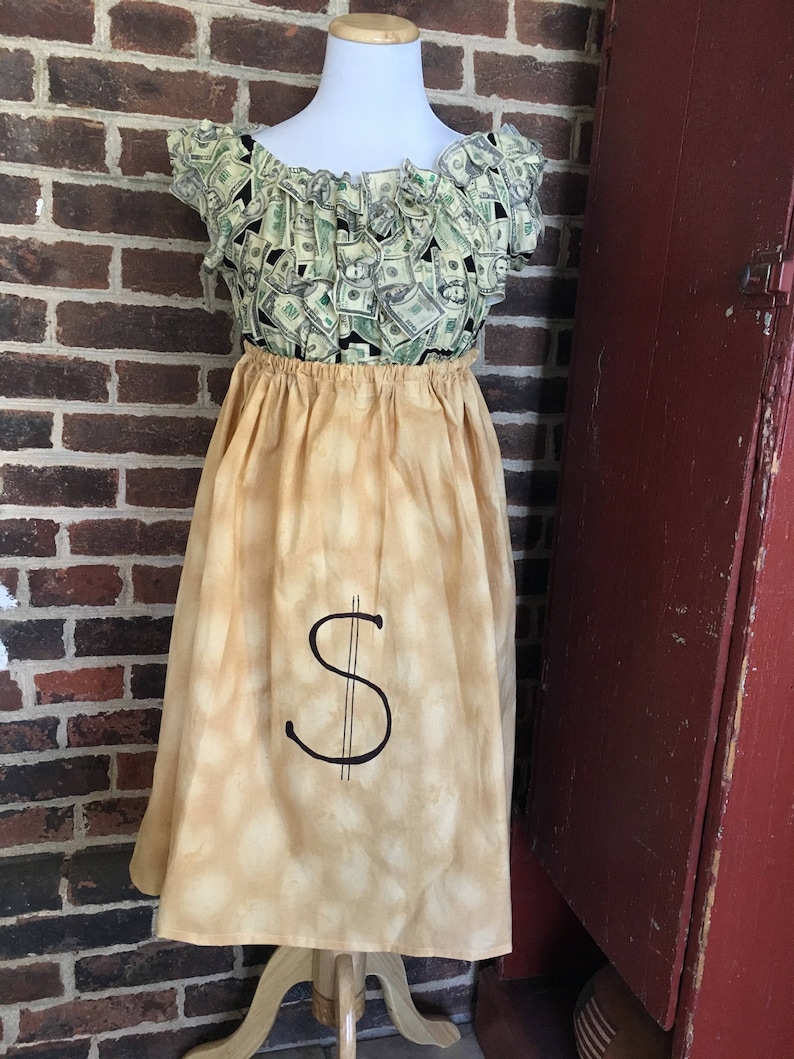 Money Bag Tycoon Halloween Costume Baby Child Girl Women Cosplay