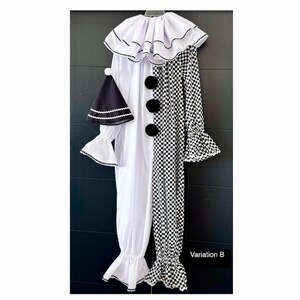 Handgefertigtes Baggy-Clown-Kostüm: Baby- bis Erwachsenengrößen, einschließlich der Übergrößen 3XL, 4XL, 5XL Bild 5