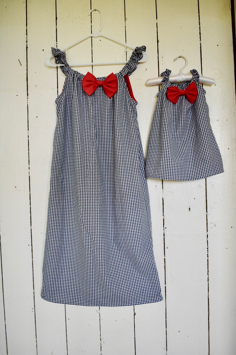 navy gingham pants