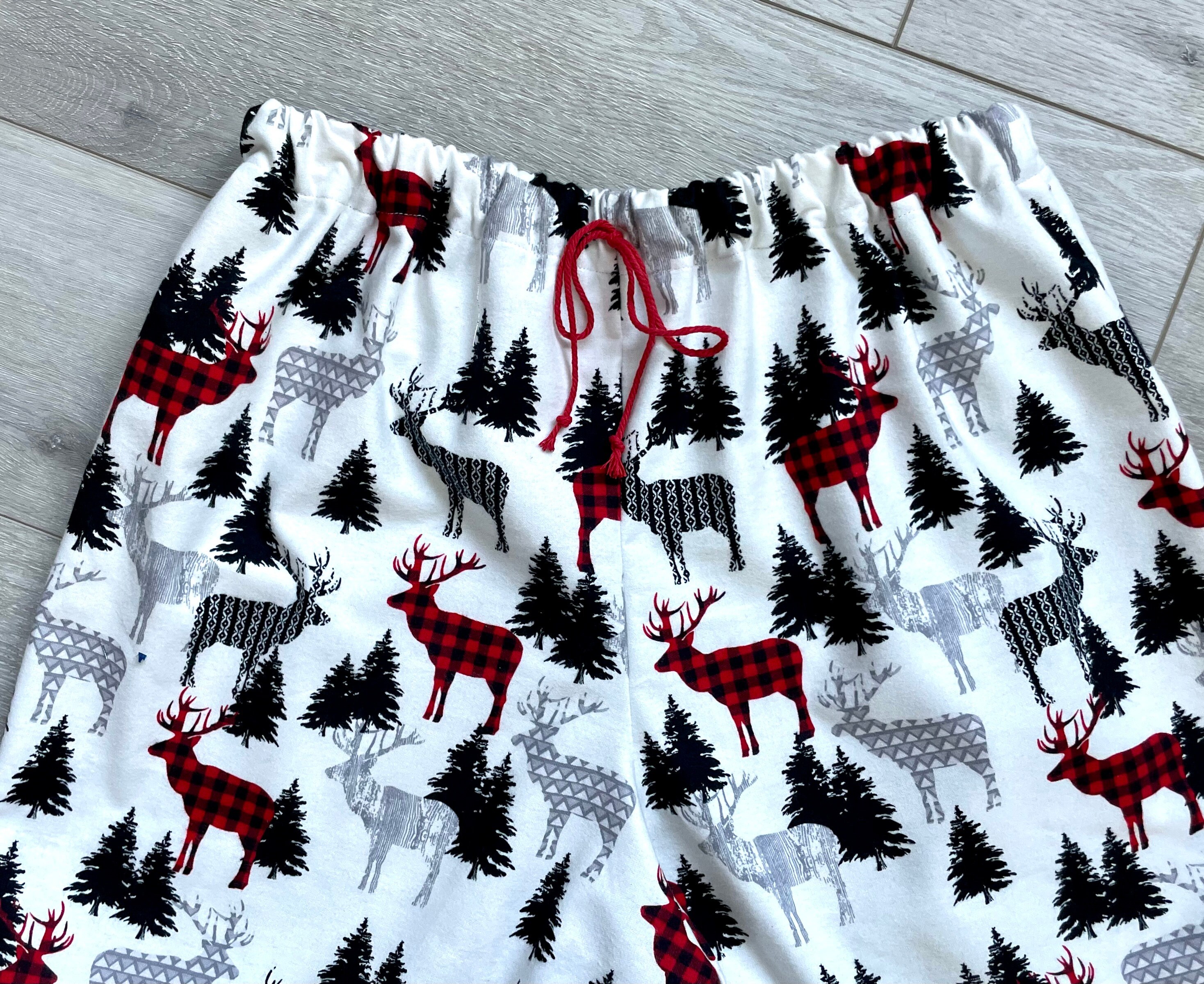 Deer Pajama Pants Etsy Canada