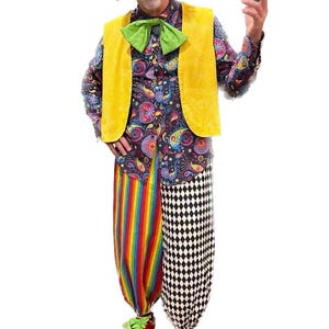 Create Your Own Costume Pants French Clown Professional Pierrot- adult children baby- plus size men/ women circus festival carnival Stilts
