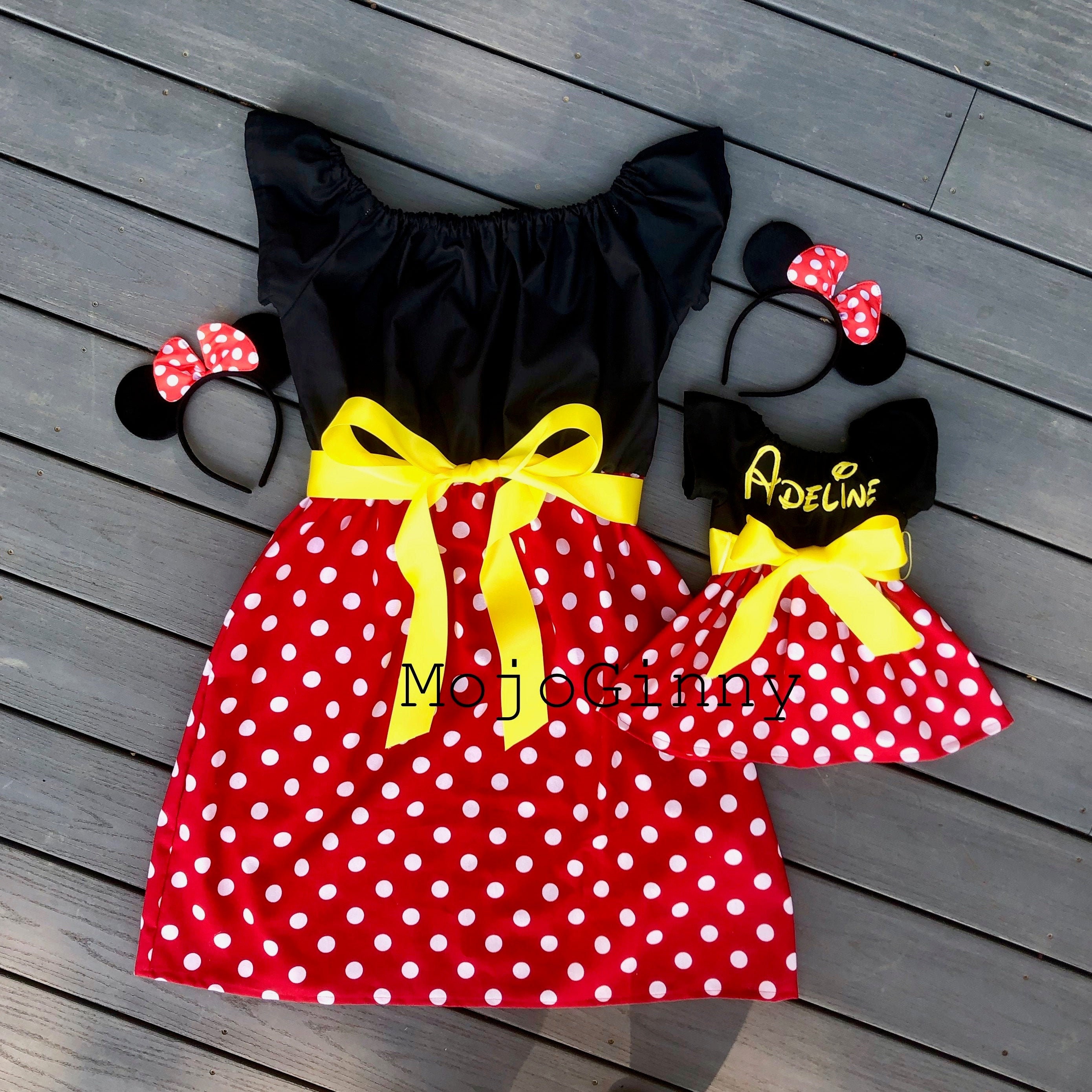 Dresses Minnie Mickey Mouse Girl 