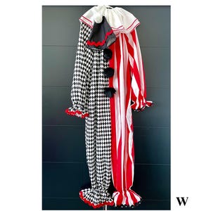Handgefertigtes Baggy-Clown-Kostüm: Baby- bis Erwachsenengrößen, einschließlich der Übergrößen 3XL, 4XL, 5XL Bild 14