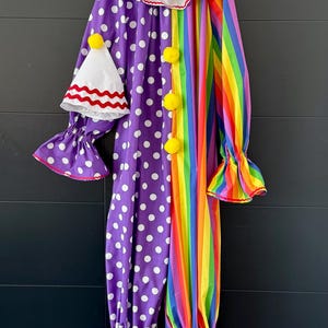 Handgefertigtes Baggy-Clown-Kostüm: Baby- bis Erwachsenengrößen, einschließlich der Übergrößen 3XL, 4XL, 5XL Bild 13