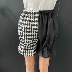 Unisex Shorts + Pants - Circus Carnival Jester Clown Costume Undergarment- adult children baby black white red rainbow- plus size men/ women