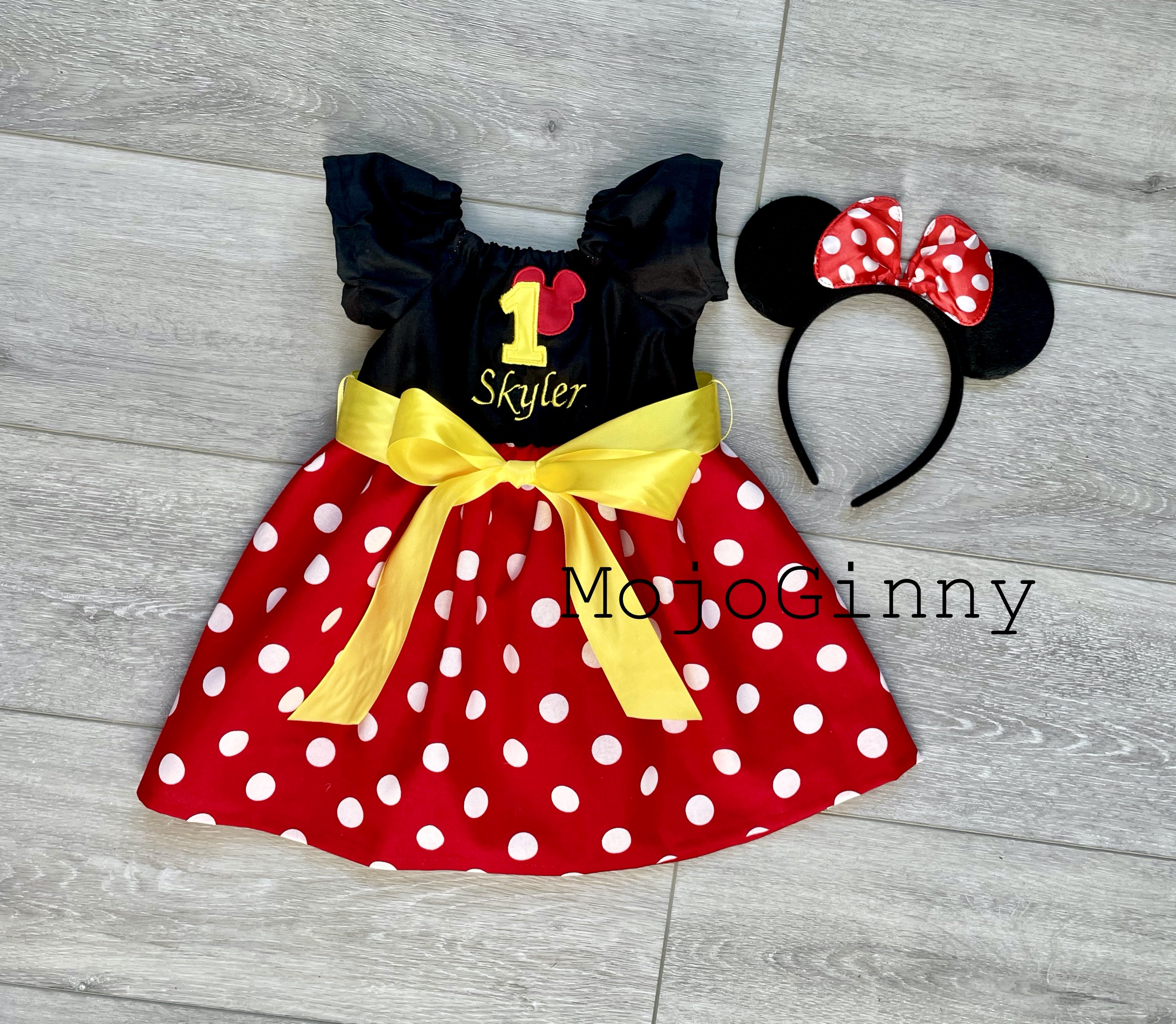 Mickey Mouse Vestido para mujeres niña bebé Disfraz de - Etsy México