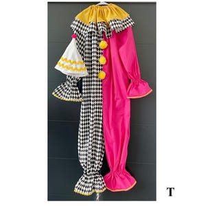 Handgefertigtes Baggy-Clown-Kostüm: Baby- bis Erwachsenengrößen, einschließlich der Übergrößen 3XL, 4XL, 5XL Bild 12