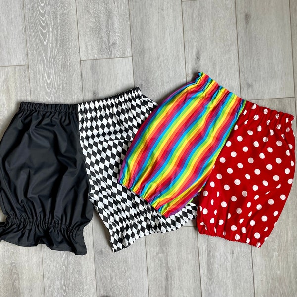 Crea tus propios pantalones de disfraz para bailarina gimnasta circo acróbata- niños adultos bebé negro blanco rojo- talla grande hombres / mujeres festival carnaval