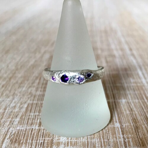 Custom Silver Ring/ Organic Shaped Silver Band/ Pure Silver Etsy