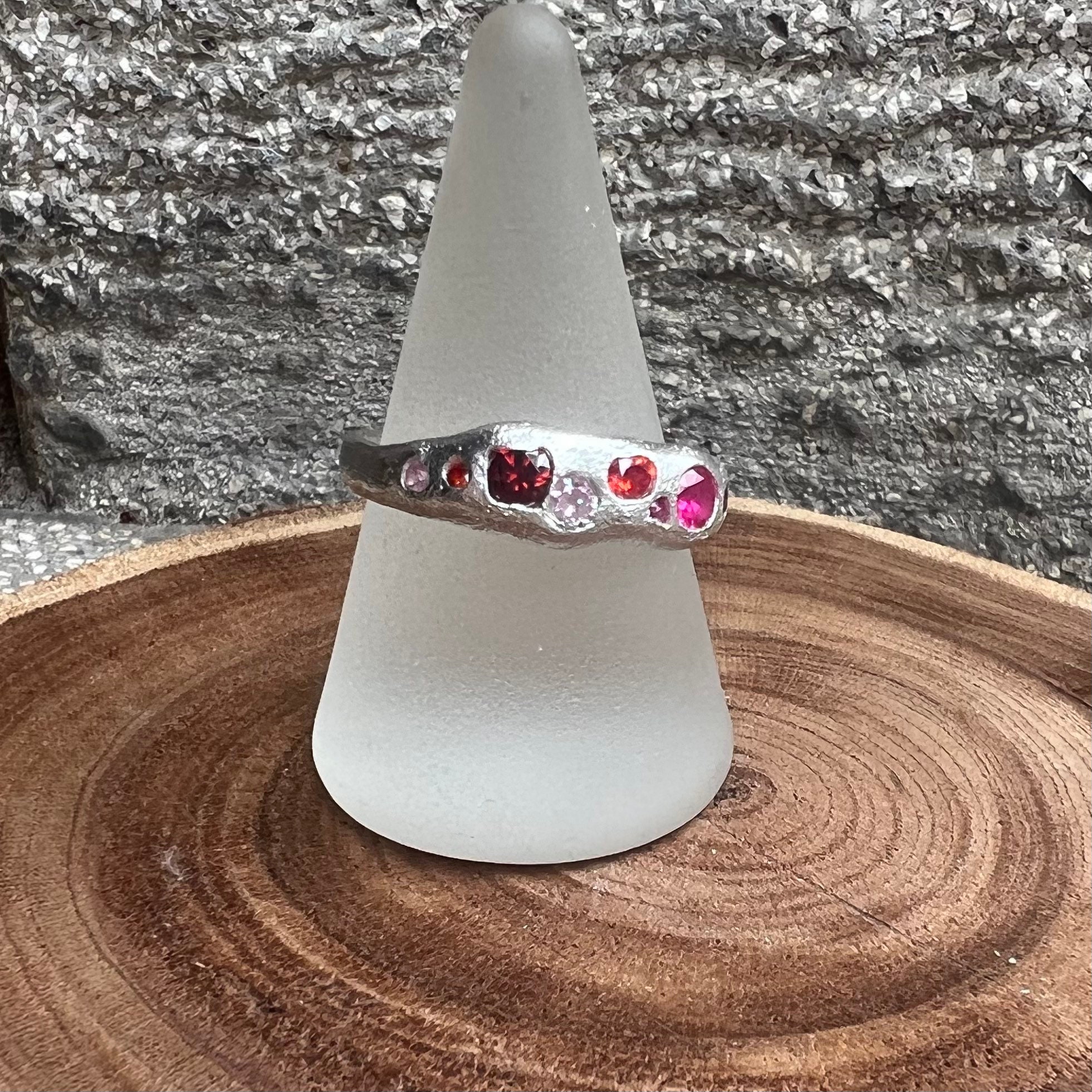 Silver Clay Ring 
