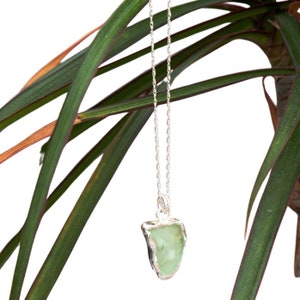 Sea Glass silver Necklace, Encased Silver Sea Glass Necklace, Silver Ocean Sea Glass Necklace
