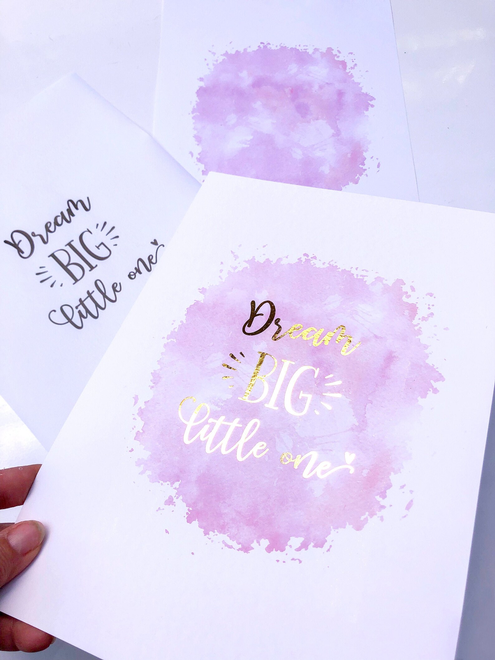 How to Make a Gold Foil Print Template Instruction, Gold Foil Art DIY