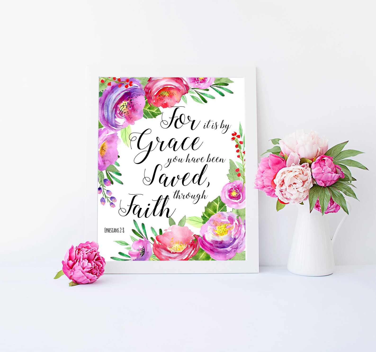 Ephesians Printable Christian Quotes, Bible Verse Printable Scripture ...