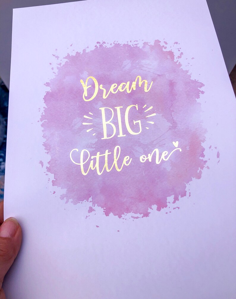 How to Make a Gold Foil Print Template Instruction, Gold Foil Art DIY