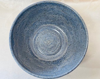 Medium Bowl:  (Blue with a Center Symbol)