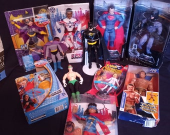 Super Hero action figures - thru the years