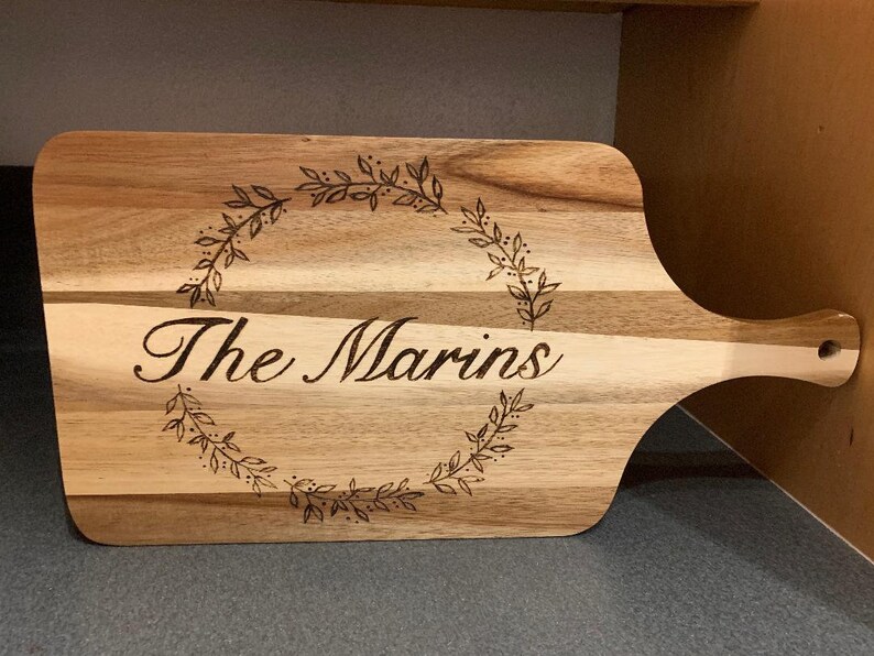 Personalized Woodburned Cutting Boards Etsy