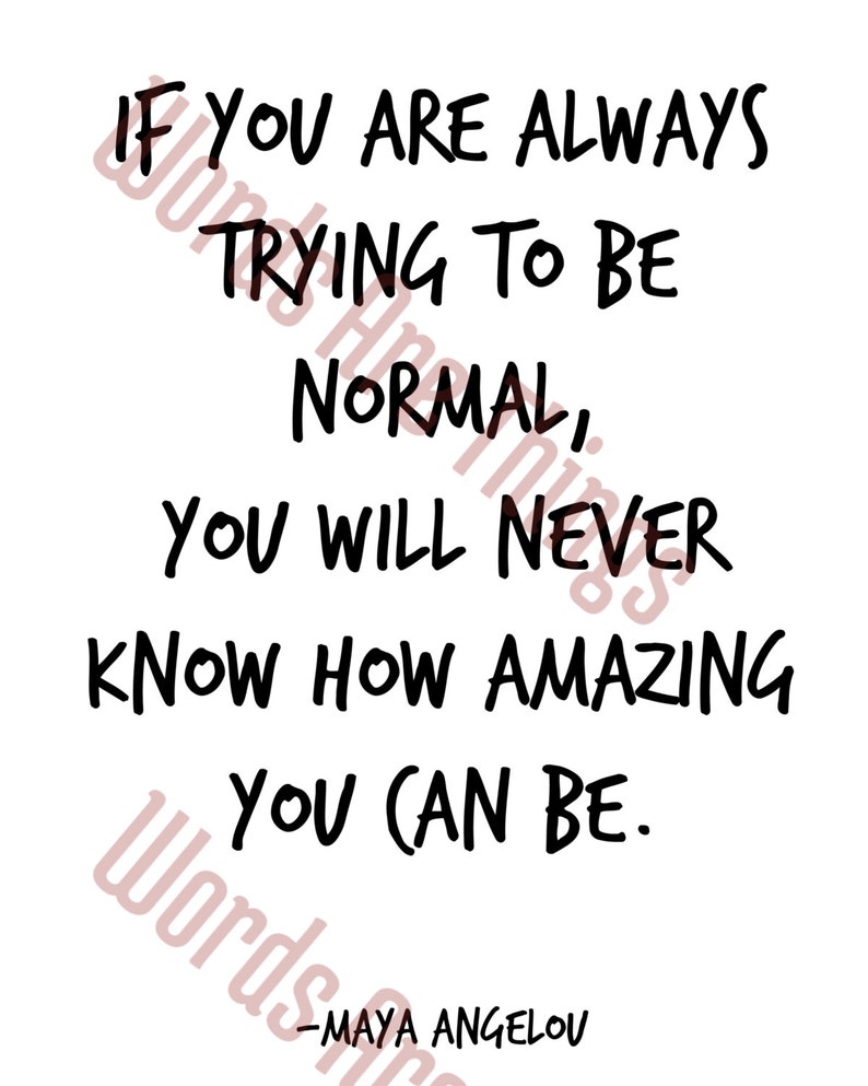 Maya Angelou Quote Printable Poster Downloadable Art Decor - Etsy