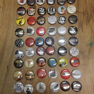 Music One Inch Button Mix & Match *Pick any 5*