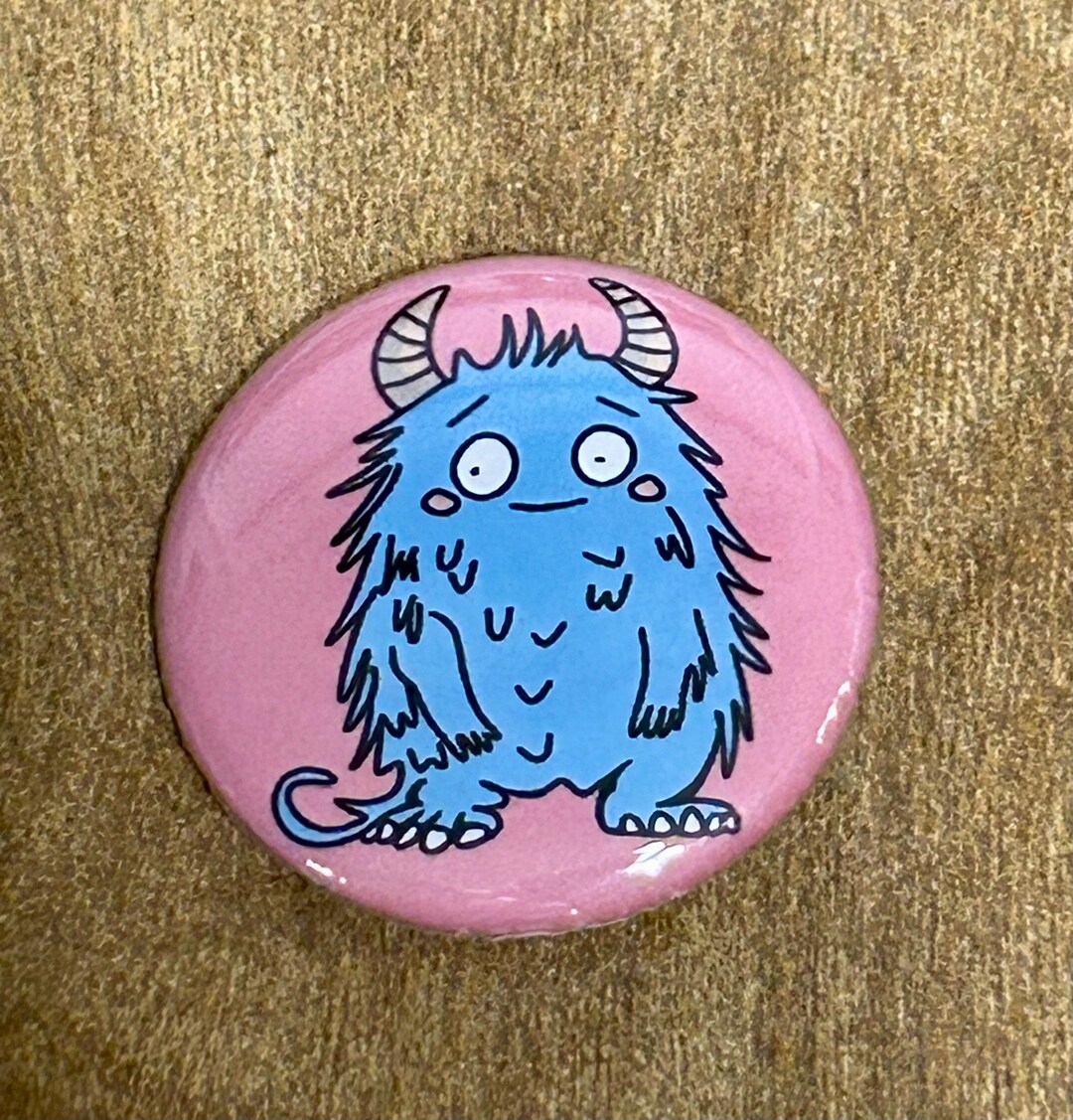 Monster Button Designs Silly Monster #2 1.25 Inch Button *original Artwork* - Etsy
