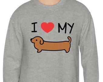Dachshund shirt sweatshirt sweat shirt wiener dog sausage dog weenie dog cute dog kawaii animals dogs puppy puppies accessory