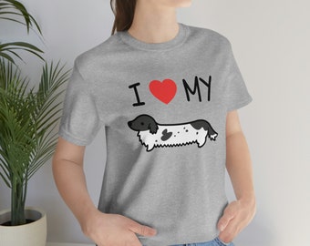 Dachshund mom shirt tshirt t-shirt jersey wiener dog sausage dog weenie dog cute dog kawaii animals dogs puppy puppies accessory
