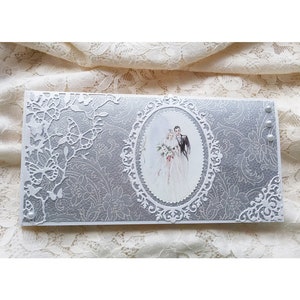 Wedding Day Card Bride and Groom Card Wedding Wishes Handmade Congratulations Card Personalized Wedding Newly Married Couple Greeting Card