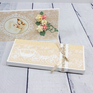 Wedding Day Card Bride and Groom Card Wedding Wishes Handmade Congratulations Card Personalized Wedding Newly Married Couple Greeting Card