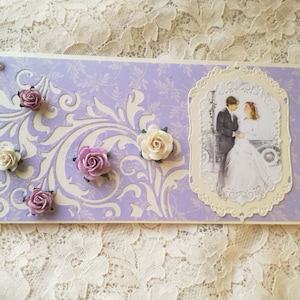Wedding Day Card Bride and Groom Card Wedding Wishes Handmade Congratulations Card Personalized Wedding Newly Married Couple Greeting Card