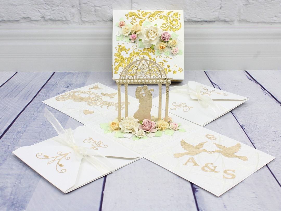 Big Wedding Exploding Box Keepsake Box Gift Box for Wedding Money ...