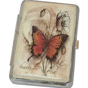 Schmetterling Etui, Zigarettenspitze, Visitenkartenhalter, Zigarettenspitze, doppelseitiger Ausweishalter, Geschenke