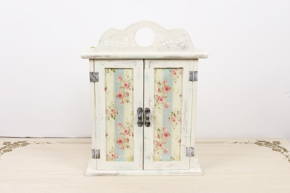 Key Storage Cabinet Wooden Key Box Wall Key Holder Wall Etsy