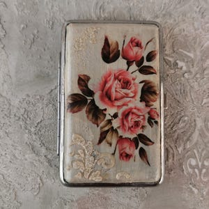 Zigarettenetui, Metall Silber Zigarettenspitze, Schnupftabakdose, handgemachte Zigarettenschachtel, Visitenkartenhalter Brieftasche, Rauchergeschenke, Geschenke