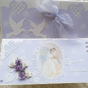 Karte zum Hochzeitstag Braut und Bräutigam Hochzeitswünsche Handgemachte Glückwunschkarte Personalisierte Hochzeit Neuvermähltenpaar Grußkarte