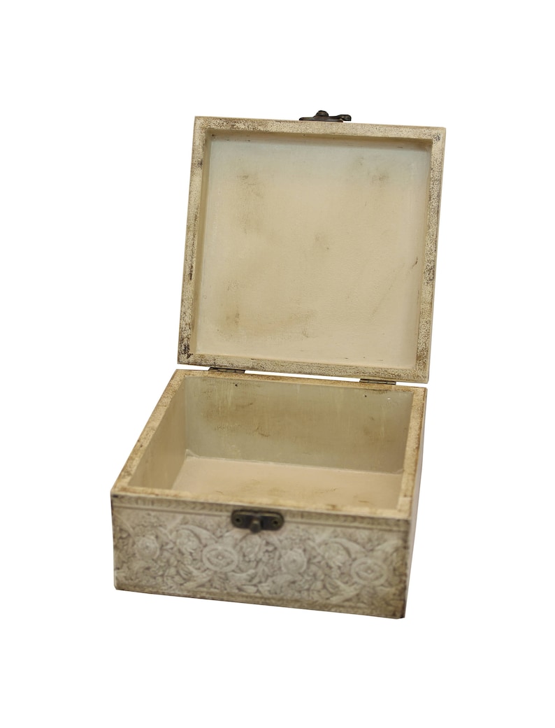 Wooden Box Decoupage Storage Box Handmade Box Wooden Storage Box Vintage Box Jewelry Box Shabby Box Small Jewelry Box