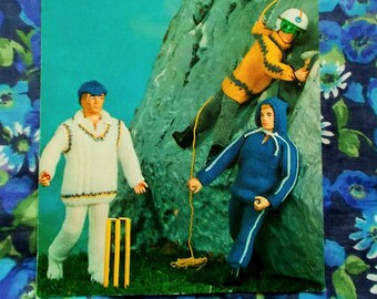 Action Man Knitting Pattern - Etsy UK