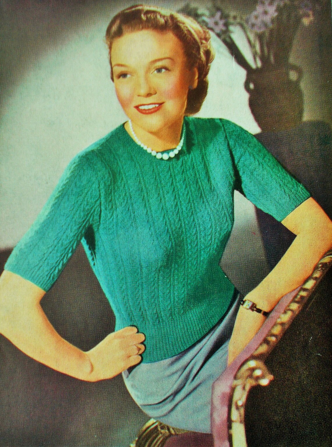 Vintage Lee Knitting Pattern for Target Wool 1940s Pattern - Etsy UK
