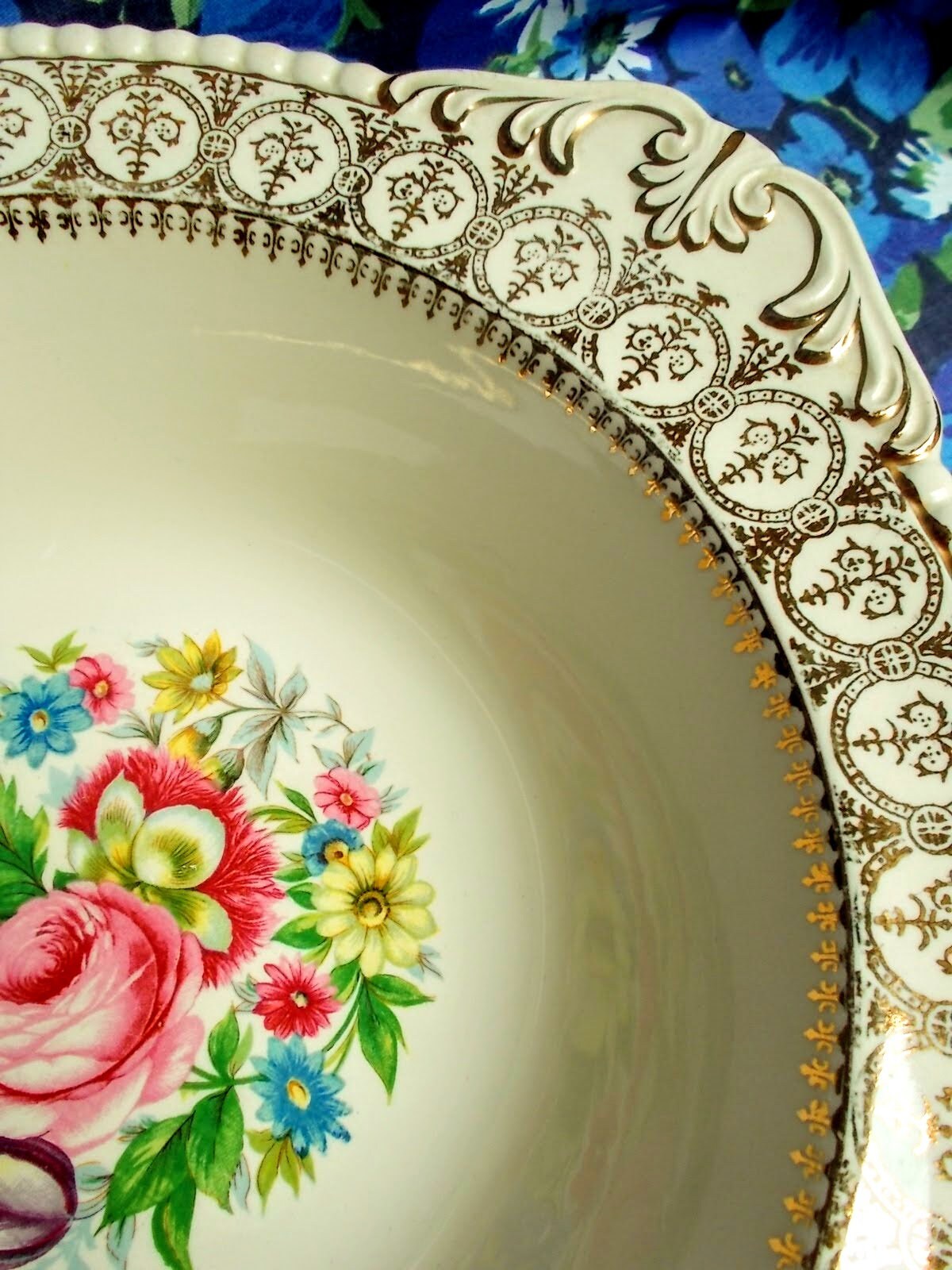 Vintage Large Dessert Bowl 1944 Solian Ware tradename by Etsy UK