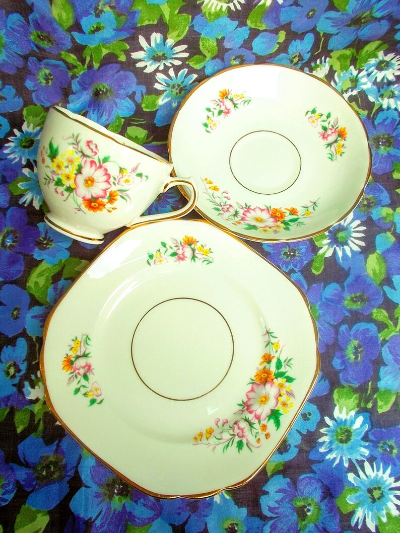 Vintage Duchess Bone China Trio Between 1947 and 1960 by Etsy UK