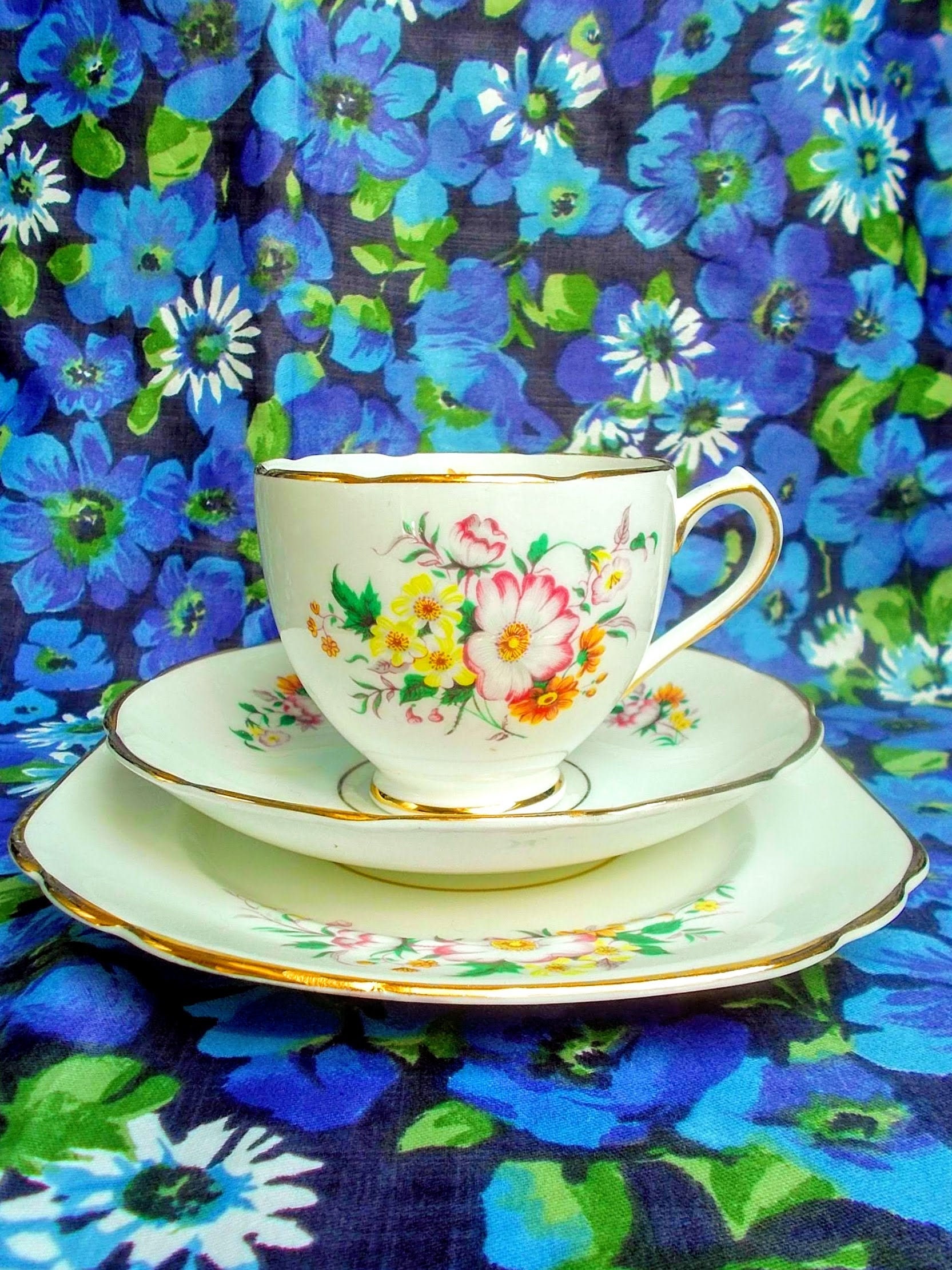 Vintage Duchess Bone China Trio Between 1947 and 1960 by Etsy UK