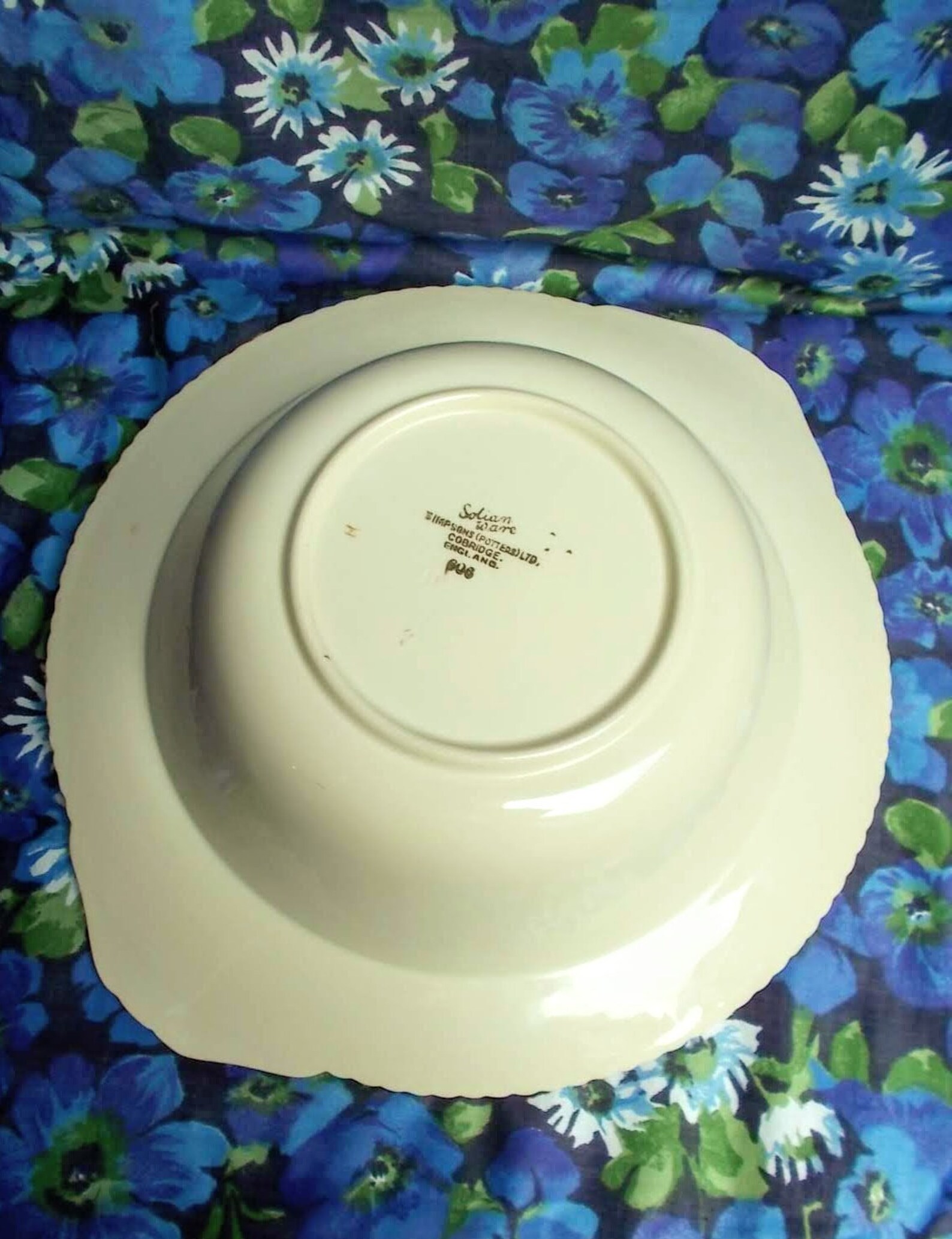 Vintage Large Dessert Bowl 1944 Solian Ware tradename by Etsy UK
