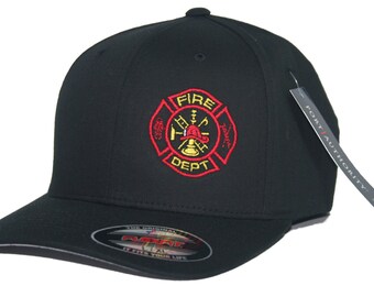 Fire Department Hat Flexfit Curved Bill 