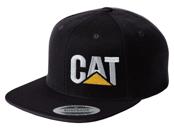 CAT Hat Flatbill Snapback Cap 