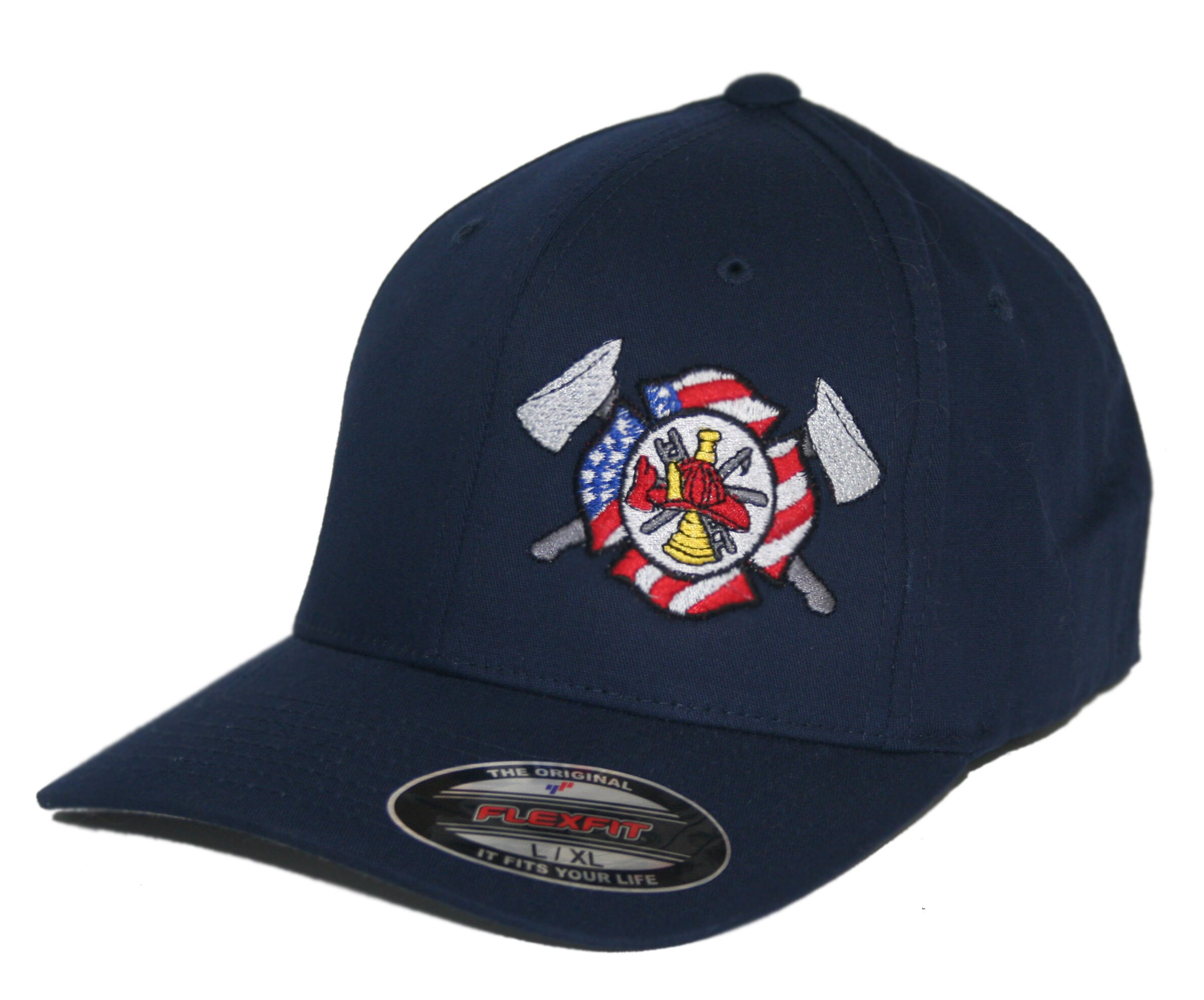 Fire Department Hat Flexfit Curved Bill 