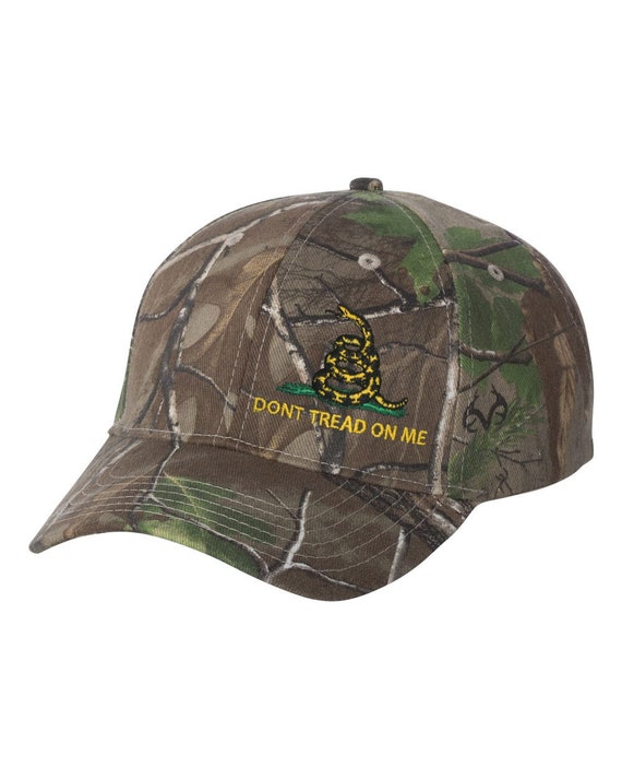 Don't Tread on Me Gadsden Flag Hat Camo 