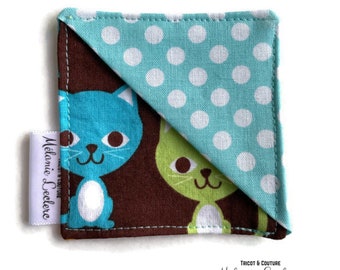 BOOKMARK, fabric bookmark, corner bookmark - CATS