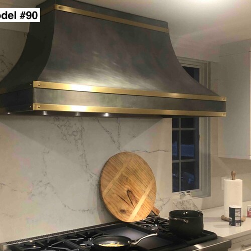 Zinc Hood Custom Zinc Range Kitchen Hood Etsy Canada