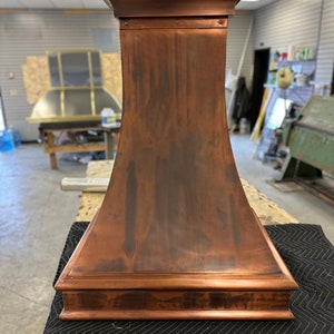 Used copper range hood for sale deals